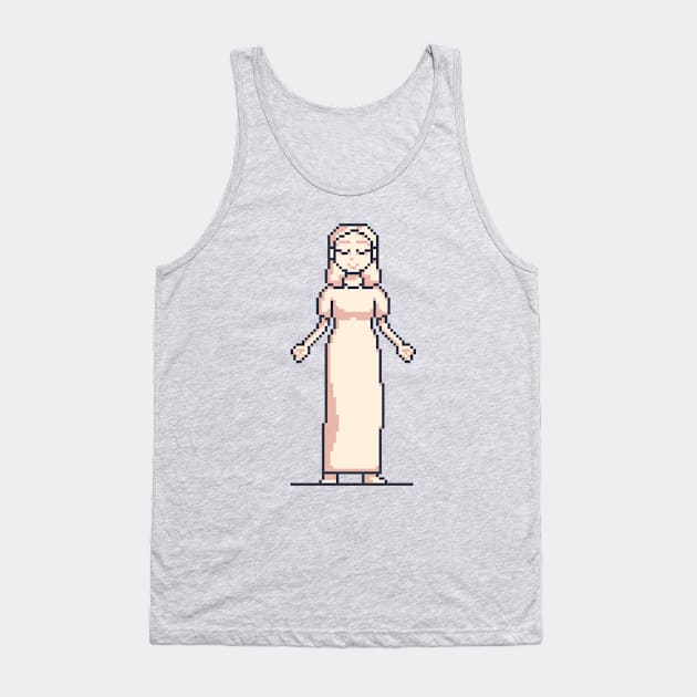 Women In White (Clean) Tank Top by Maxim V. Sivokon